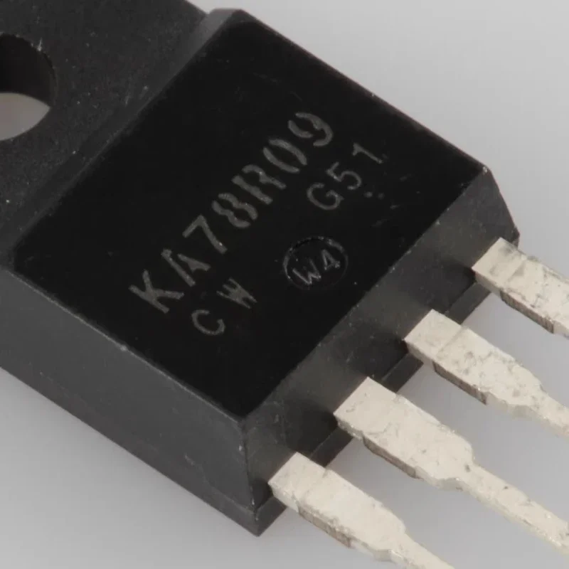 New original imported KA78R09 5pcs KA78R09CTU TO-220F-4 9V four-terminal controllable voltage regulator