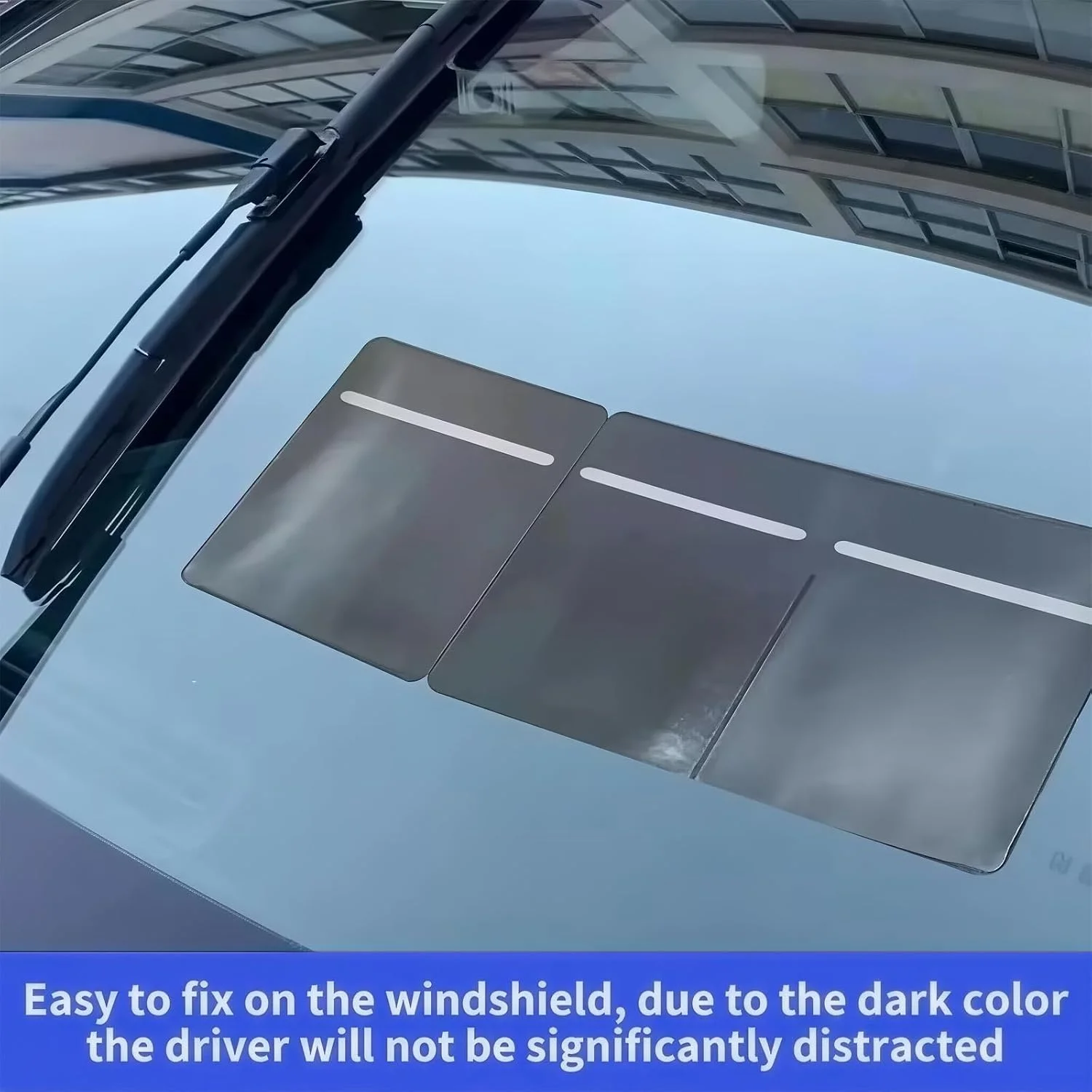 2pcs Tax Payment Voucher Clip 3 In 1 For Car Windshield Display Black And White Set Auto Insurance Parking Ticket Holder