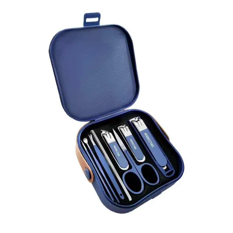 5/8-teiliges Handliches Anti-Spritz Nagelpflegeset Nagelscheren-Set Tragbare Pflegebox Maniküre-Schönheitswerkzeuge – Detail 6