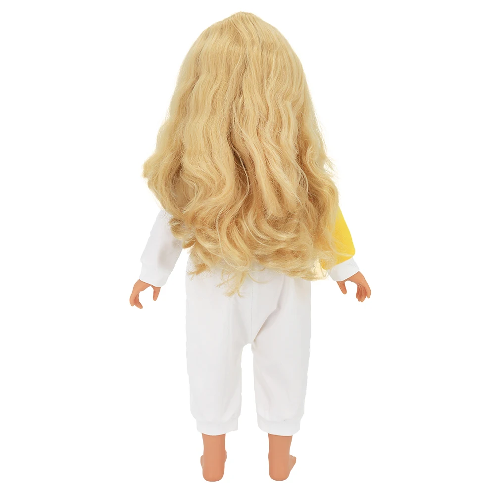 Doll Unicorn Cartoon Clothes for 17-18 Inch Doll 43cm Baby New Born Clothes 18 Inch Doll accessories Holiday And Birthday Gift