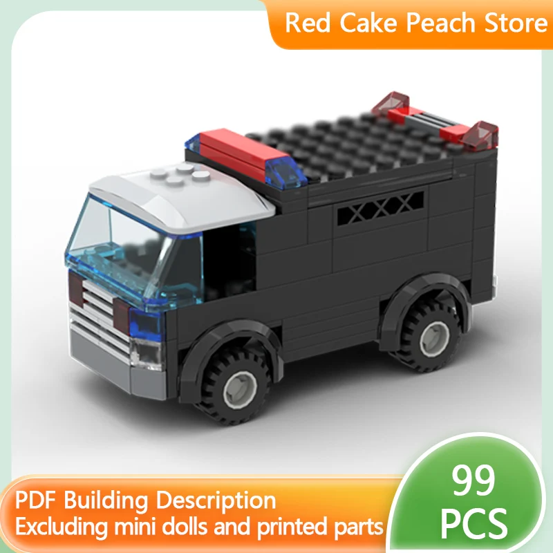 

Speed Racing Car Model MOC Building Bricks Classic Van Police Car Modular Technology Children Holiday Gifts Assemble Toys Suit