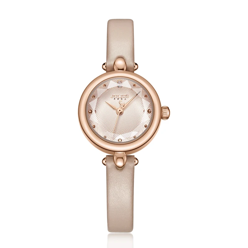 Mini Lady Women's Watch Japan Quartz Elegant Cute Fashion Small Hours Bracelet Leather Clock Girl Birthday Gift Julius Box