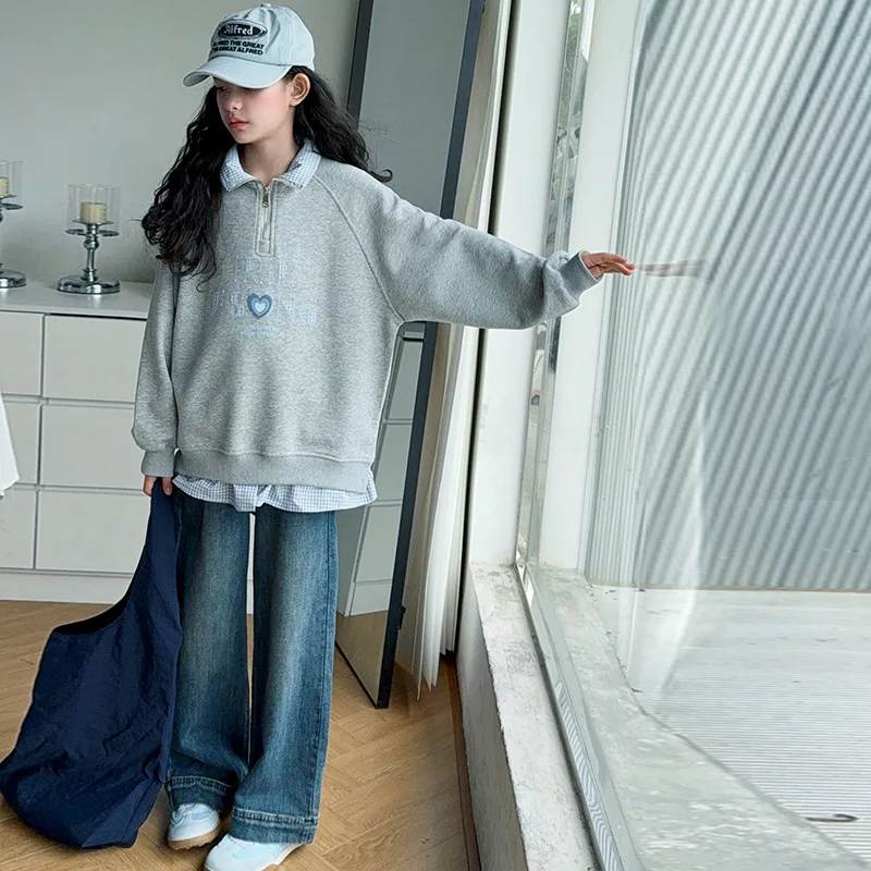 coreano-adolescente-ragazze-2-pezzi-abiti-autunno-bambini-ragazze-lettera-stampata-gira-imbottiture-collare-felpa-per-bambini-ragazze-jean-4-14y-ragazza-set