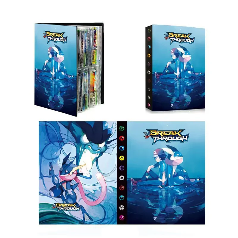 Op voorraad Pokémon Charizard Kaarten Album Boek 240 stuks Pokémon Game Card Album VMAX GX EX Houder Collectie Binder Map Kindercadeau