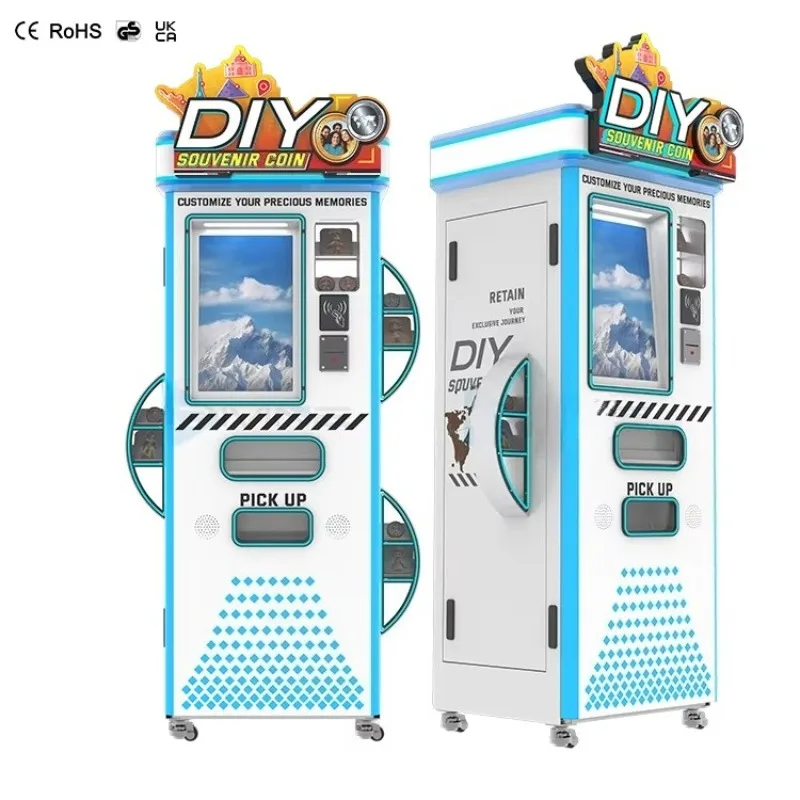 Custom DIY Commemorative Coins and Metal Refrigerator Stickers, Vending Machines, Self-service System Replenishment Reminder