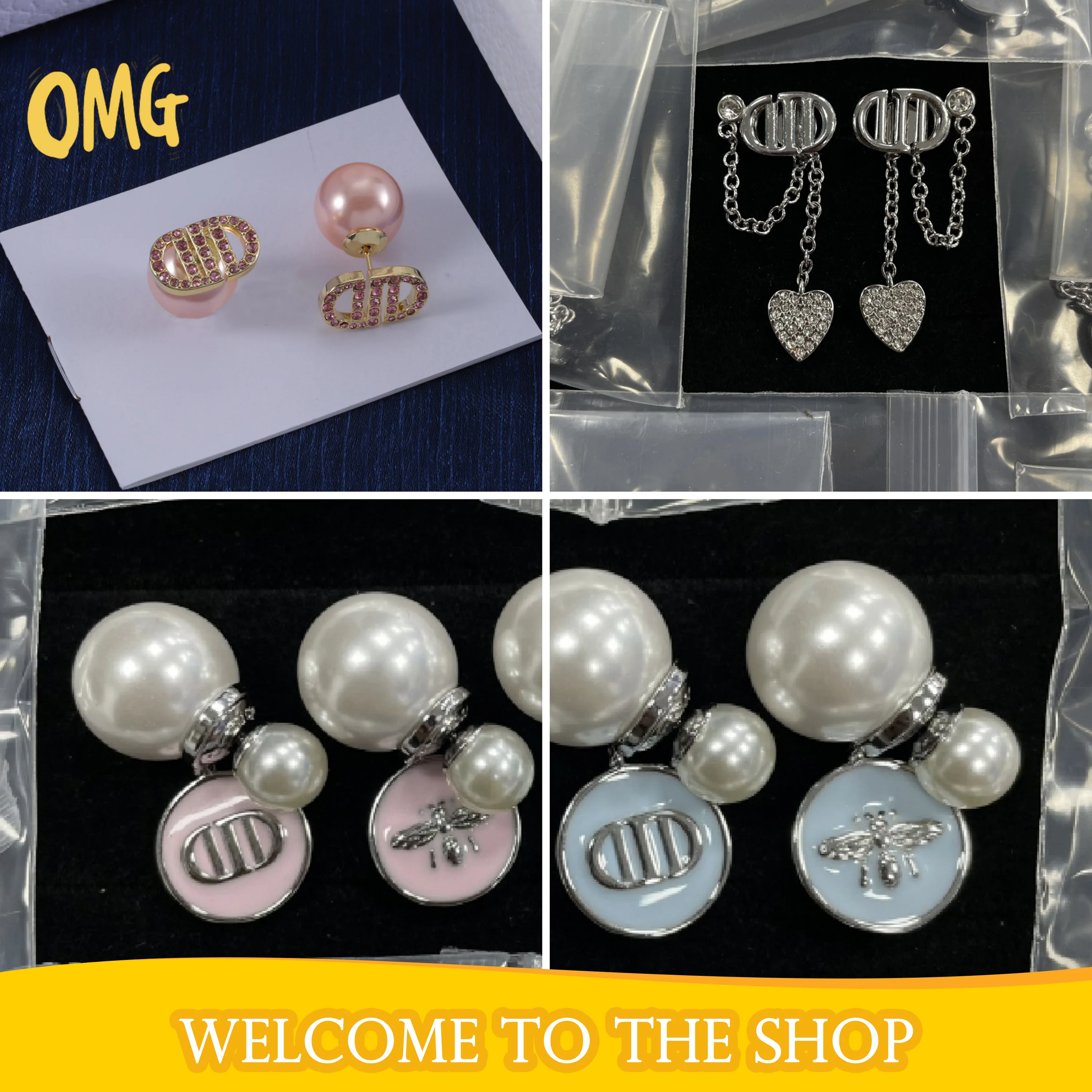 

2025 925 Silver Classic Fashionable Versatile Stunning Stud Earrings for Women