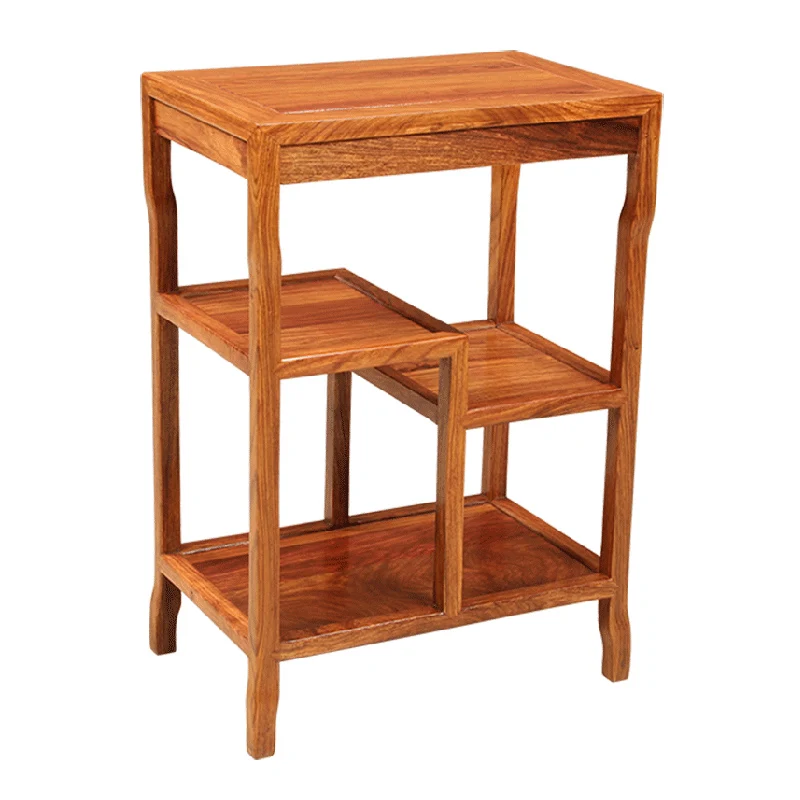 

Multifunctional shelf rosewood all solid wood flower