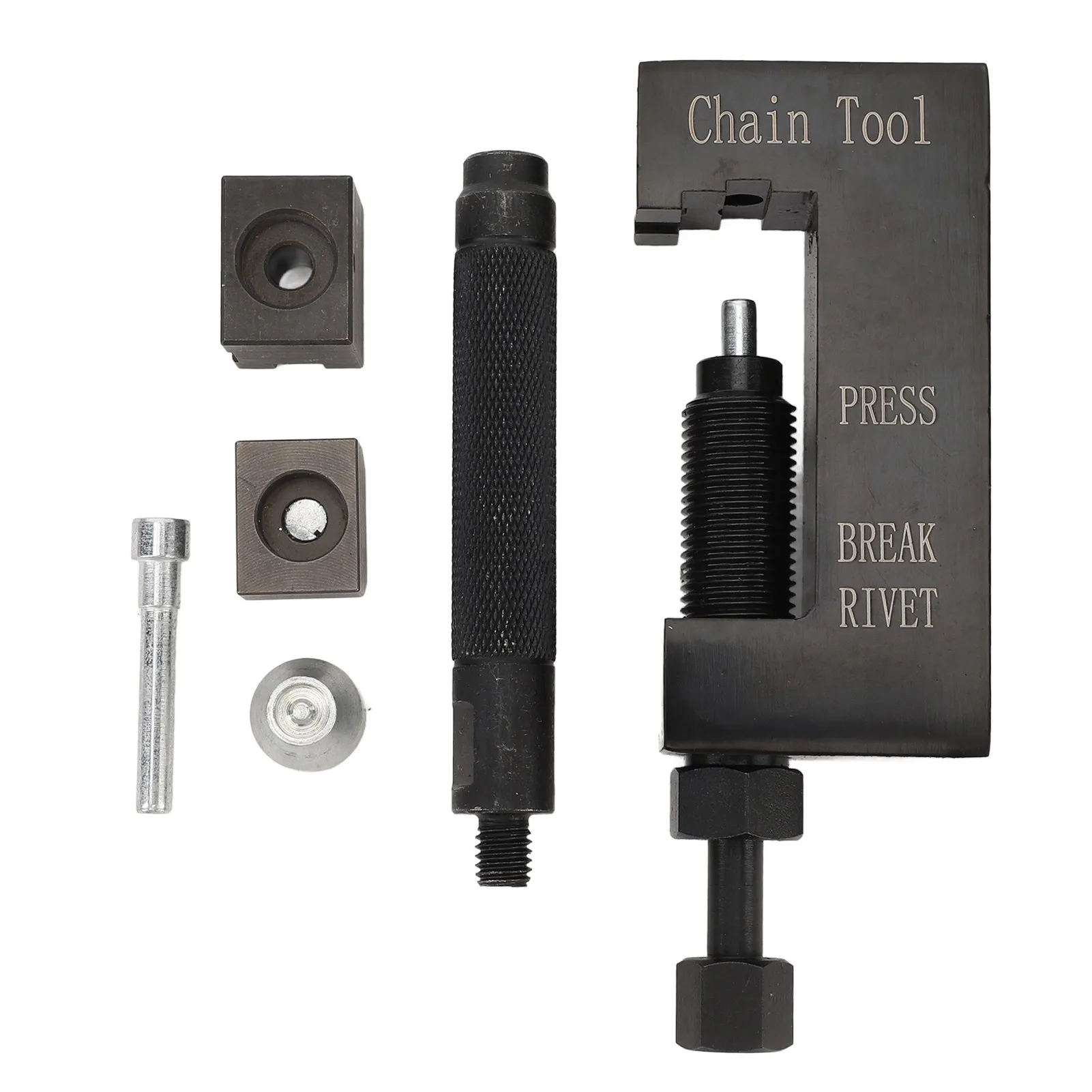 Chain Breaker Set Easy Storage Metal Chain Cutter and Riveting for Motorcycle ATV 520 525 530 Standard and O Ring Chain