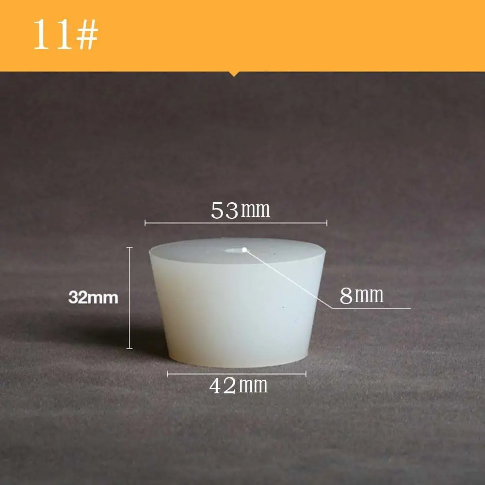 Acid Alkali Resistant Water Pipe Silicone Wide Mouth Bottle Silicone Plug Bottle Stopper Fermenter Cover Test Tube