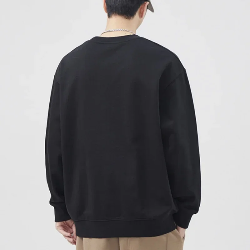 بلوفرات رجالية مقاس كبير بلوزات قطنية كاملة 5XL 6XL 7XL خريف شتاء بأكمام طويلة ملابس علوية مطبوعة ملابس رجالية 110 كجم-180 كجم