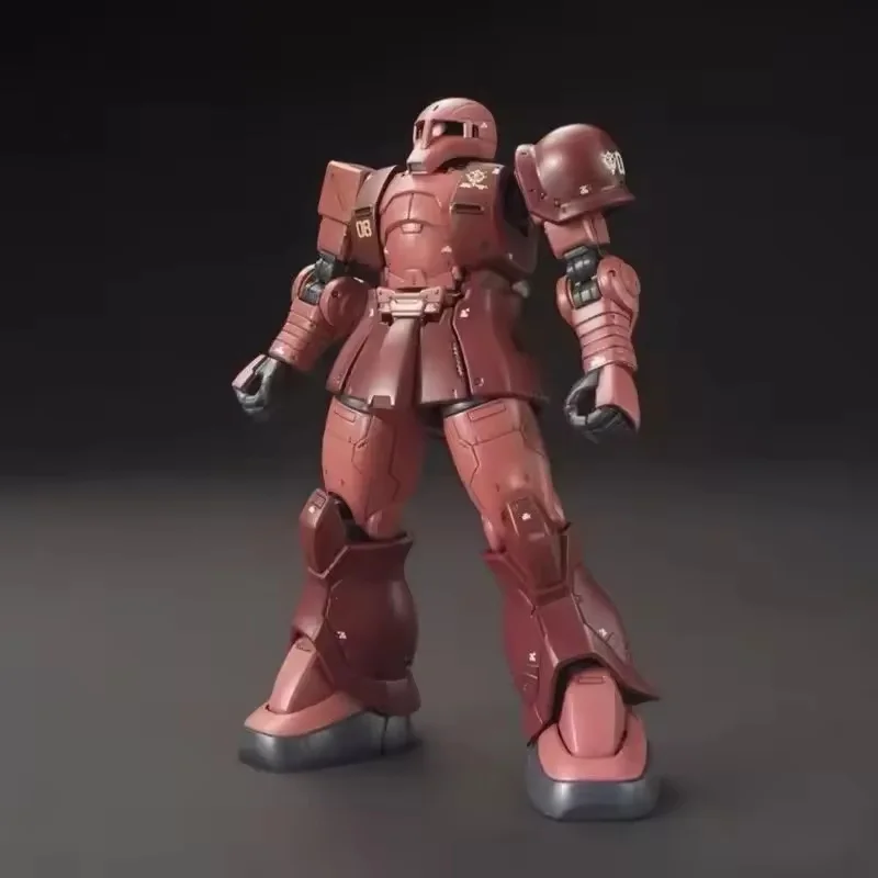 جديد Gto 015 024 Hg 1/144 Ms-05 Old Red Zaku Char Aznable آلة مخصصة الجمعية أطقم منمذجة عمل أرقام روبوت دمية لعبة هدية