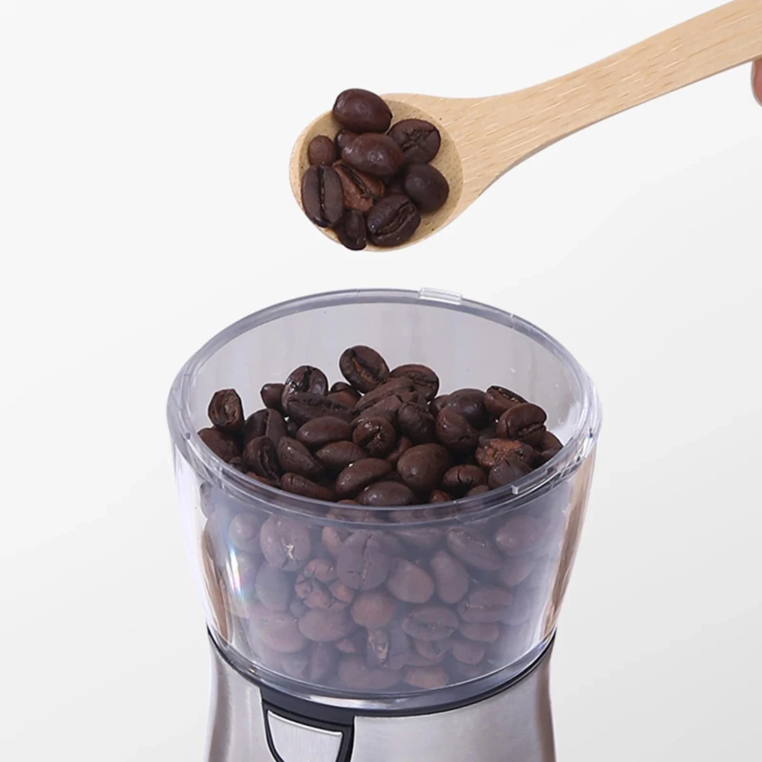 Coffee Bean Grinder USB Rechargeable Stainless Steel Manual Coffee Mill Machine Bean Grinders Kitchen Accessories