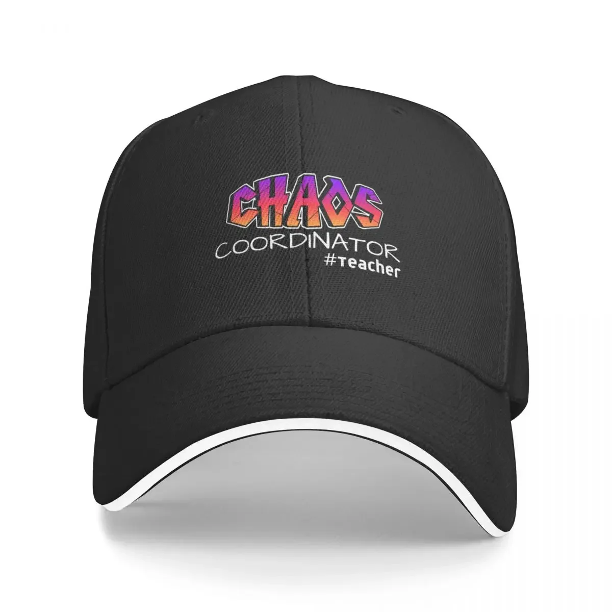 Chaos Coordinator #Teacher Baseball Cap fishing hat Thermal Visor Sun Hats For Women Men's