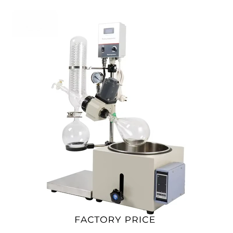 Manual lift rotary evaporator 1-50L glass distillation extractor