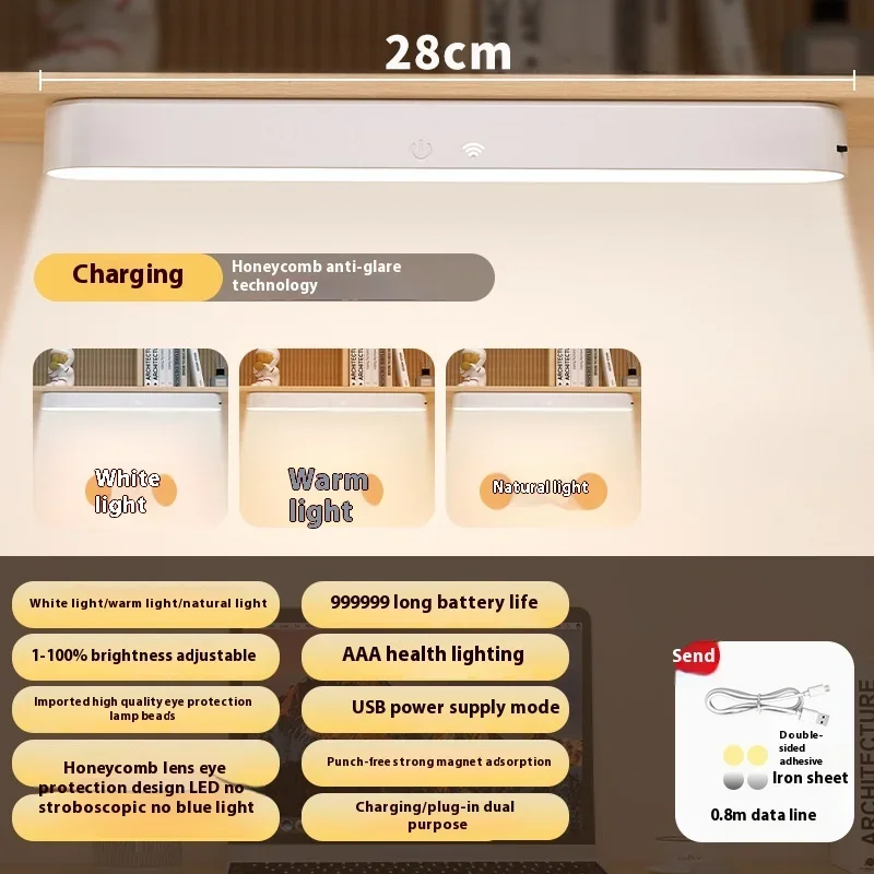 Eye-care Desk Lamp Led Night Light Students Special Atmosphere Lamp Dormitory Bedside Creative Gift Bedroom Home Household