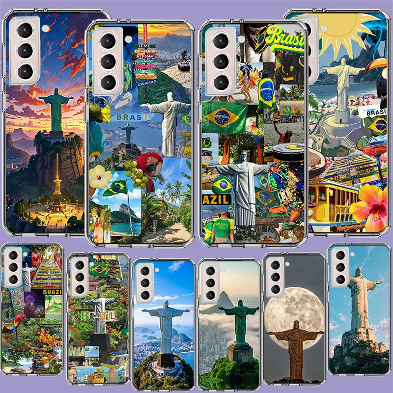 City Brazil Rio de Janeiro Phone Case for Samsung A16 A17 A26 A36 A56 A57 A55 A54 A37 A15 A25 A35 A14 A24 A34 Galaxy Note 20 10