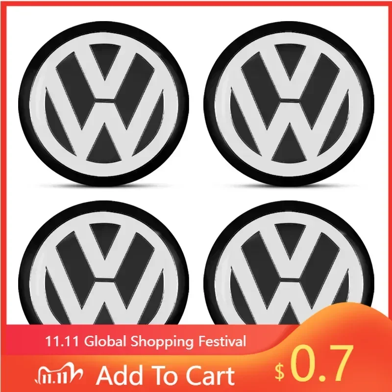 

Для VW, 80% новые, B6, для Volkswagen, 4 шт., 56 мм, накладки на центральные колпаки колесных дисков, аксессуары для Volkswagen CC Polo G