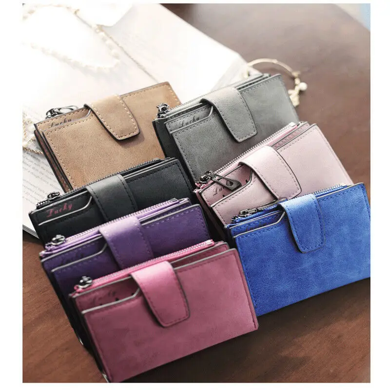 

Female Purse Lady Wallet Women Card Clamps Coin Purse Cash Clip Billfold Handbag Vintage Purse Card Wallet Men Women Card Holder