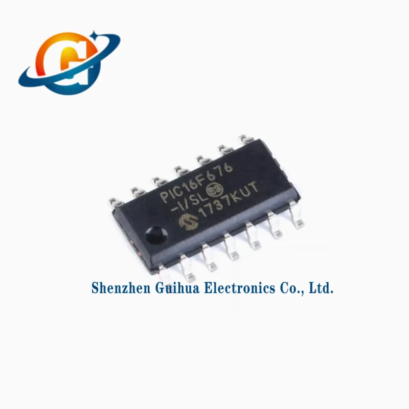 10PCS original genuine patch PIC16F676-I/SL SOIC-14 microcontroller/8-bit chip