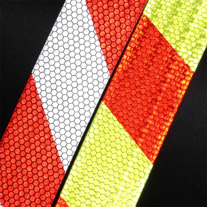 Shining Reflective Safety Warning Tape Self Adhesive Twill Printing Reflective Tape for PVC Reflective Tape Car Accessories