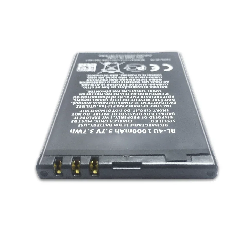 New 1000mAh BL-4U BL4U Battery For Nokia Asha 210 300 305 306 308 309 311 501 503 BL 4U Li-ion Lithium Bateria