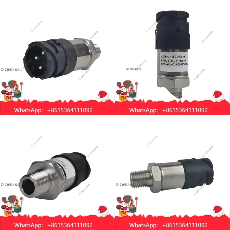 1pc Pressure Sensor for Screw Air Compressor Maintenance Parts Model 1089962516 1089057511 Compatible For Model，practical use