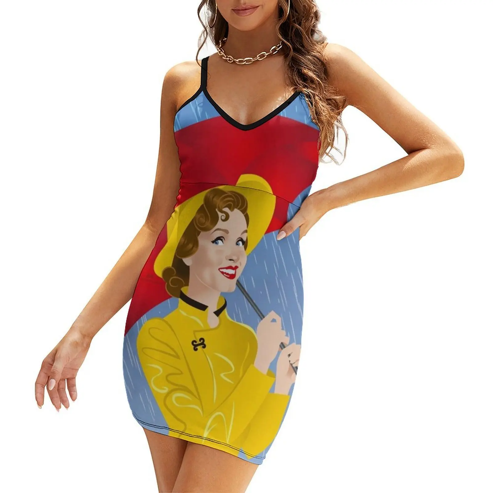 In the rain Sling Dress elegant women's dresses for wedding dresses for prom women's clothing trend 2025 woman dress