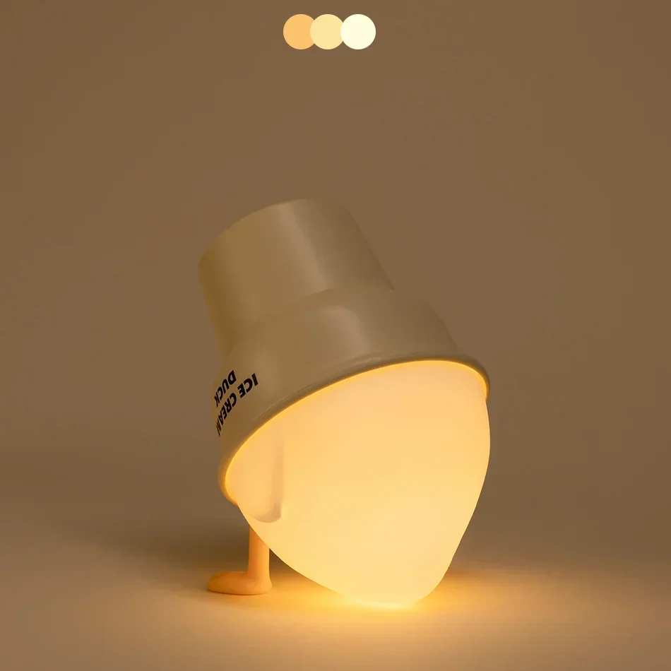 Ice Cream That Creates A Sleeping Atmosphere, Lightly Touched with Creative Night Lights, Soft Light Sensing, Cute Decorations