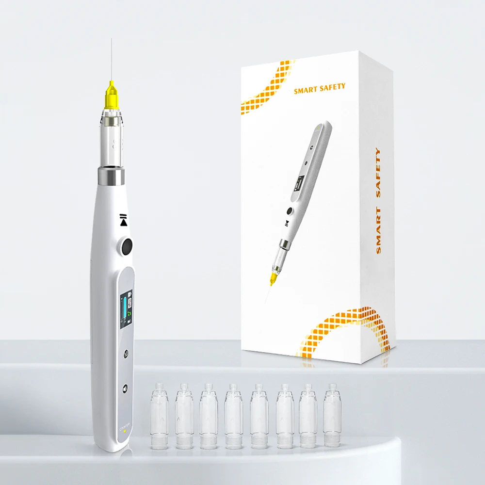 Dental Oral Anesthesia Injector Portable Painless Wireless Local Anesthesia with Operable LCD Display Chargeable & suction back