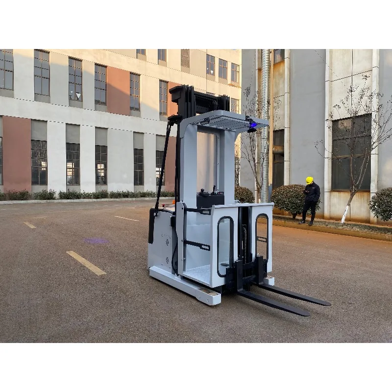 Customized Electric Order Picker CXD10-45 Stand-On Reach Truck 1000kg 4260mm Lifting Height Aerial Work Platform Man Lift For Wa