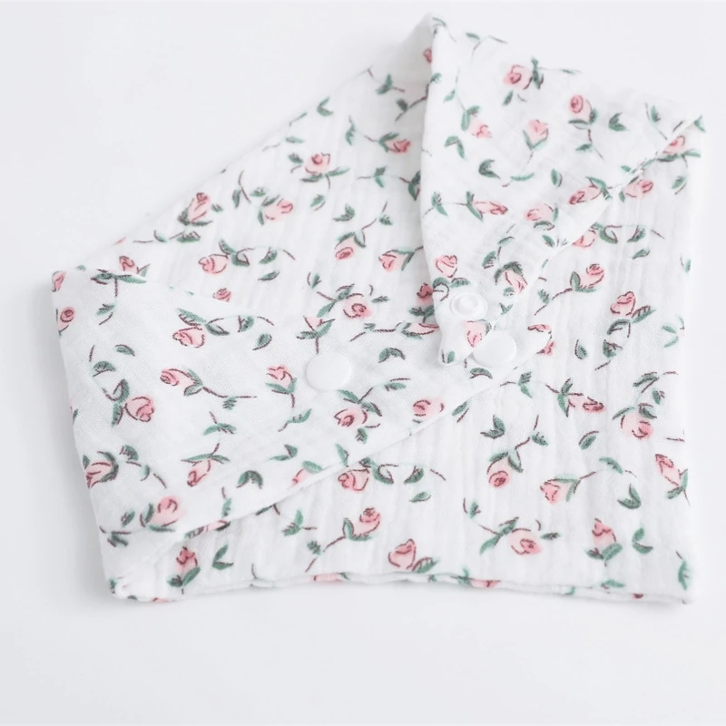 Serviette de salive en coton doux pour bébé, gant de toilette pour nouveau-né, mouchoir de jardin d'enfants, serviette d'allaitement, 5 pièces