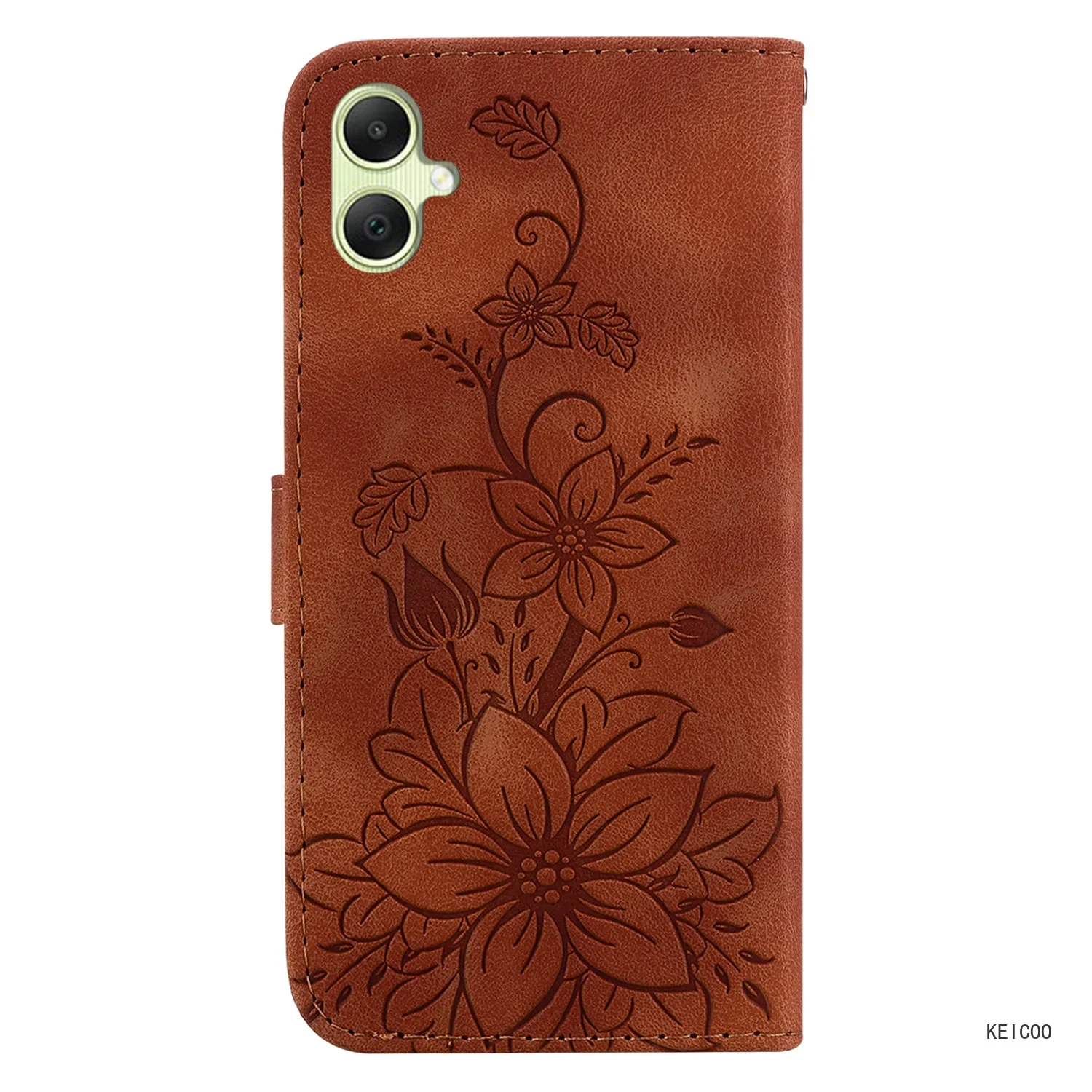 Solid Color Wallet Cover for Tecno Pova 5 Pova5 Pro 5Pro LH8n Pretty Lily Print Pattern Leather Case Multifunction Shell Capas