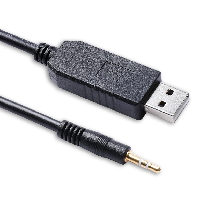 PL2303 USB RS232 Serial to 2.5mm Audio Jack Converter Adapter Communication Upgrade Flash Cable