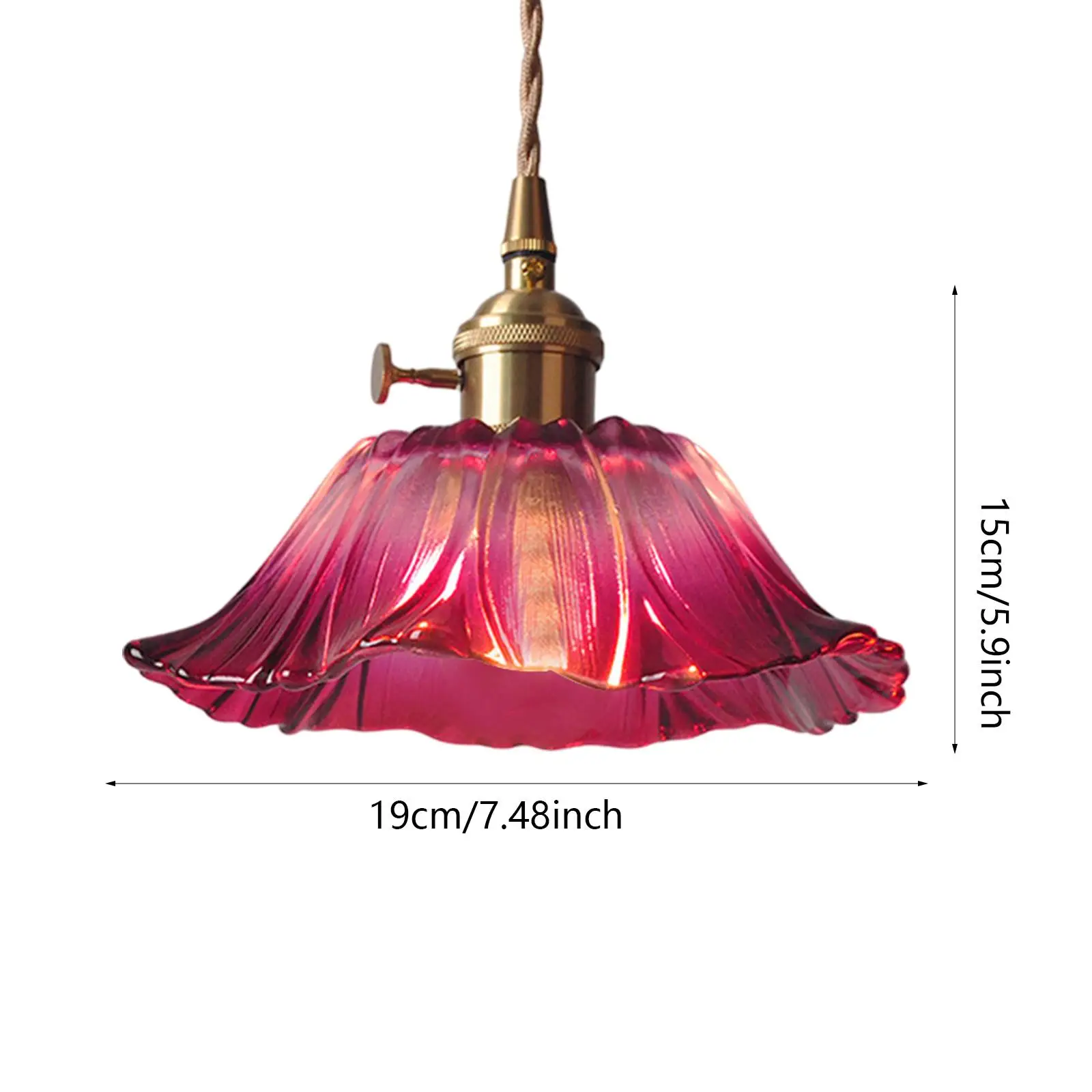 Flower Pendant Light, LED Pendant Light, Stable Adjustable Small Chandelier,