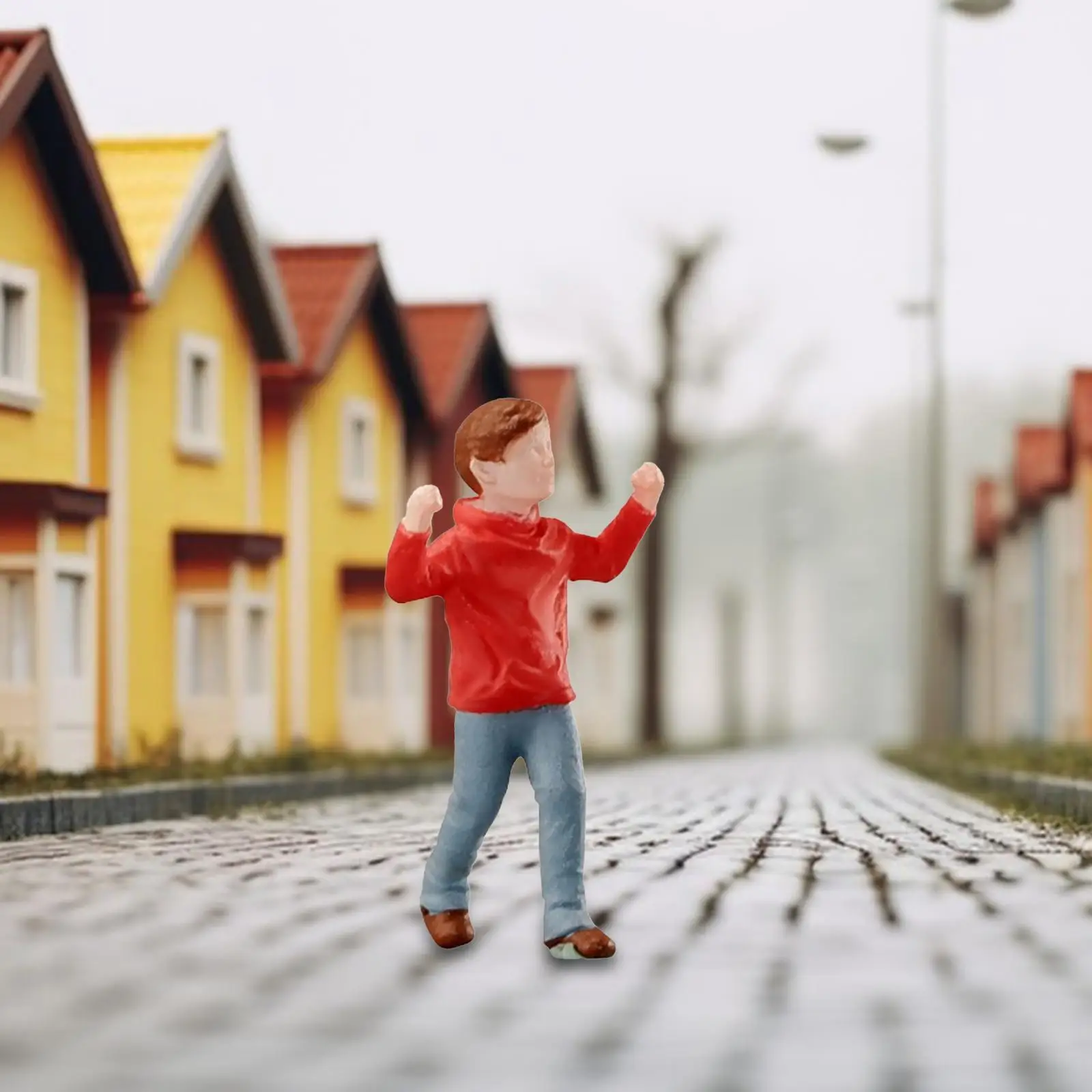 Figura Diorama a escala 1:64, diseño en miniatura, figura de personas callejeras, colecciones de pasatiempo de jardín de hadas, adorno de escritorio, Mini estatuilla