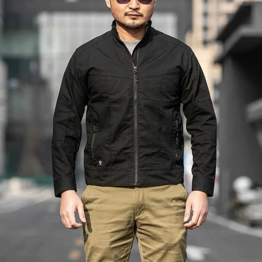 سترة عمل كاجوال للرجال، معطف عسكري، ملابس صيد، سترة مموهة، سترة قاتل تكتيكية خارجية