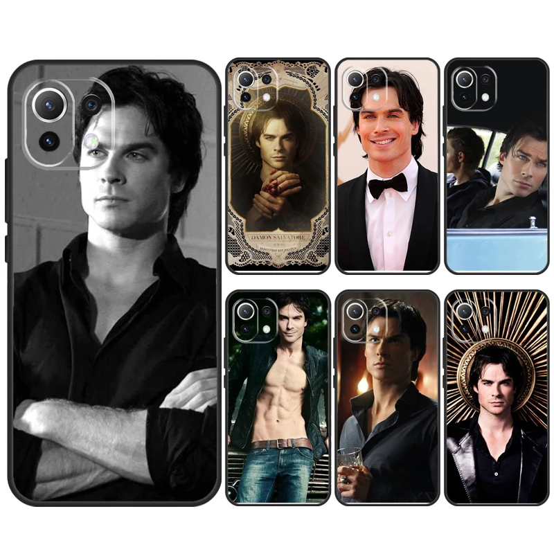 Damon Salvatore Vampire Diaries Case For Xiaomi 14 Pro 13 Ultra 11T 12T 13T 12 Lite POCO X6 Pro M6 X3 X4 X5 M5s F3 F5 Cover