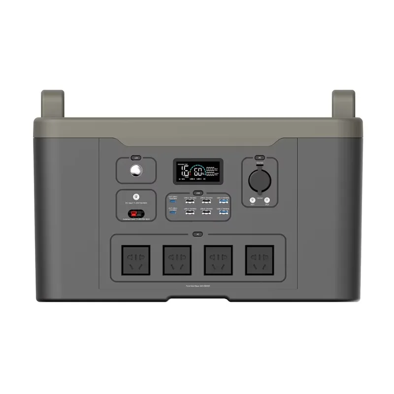 

Portable Power Station Homes Outdoor 1000W 2000W 3000W Solar Generator With Usb-A Usb-C Ports Portable Emergency Power Supply
