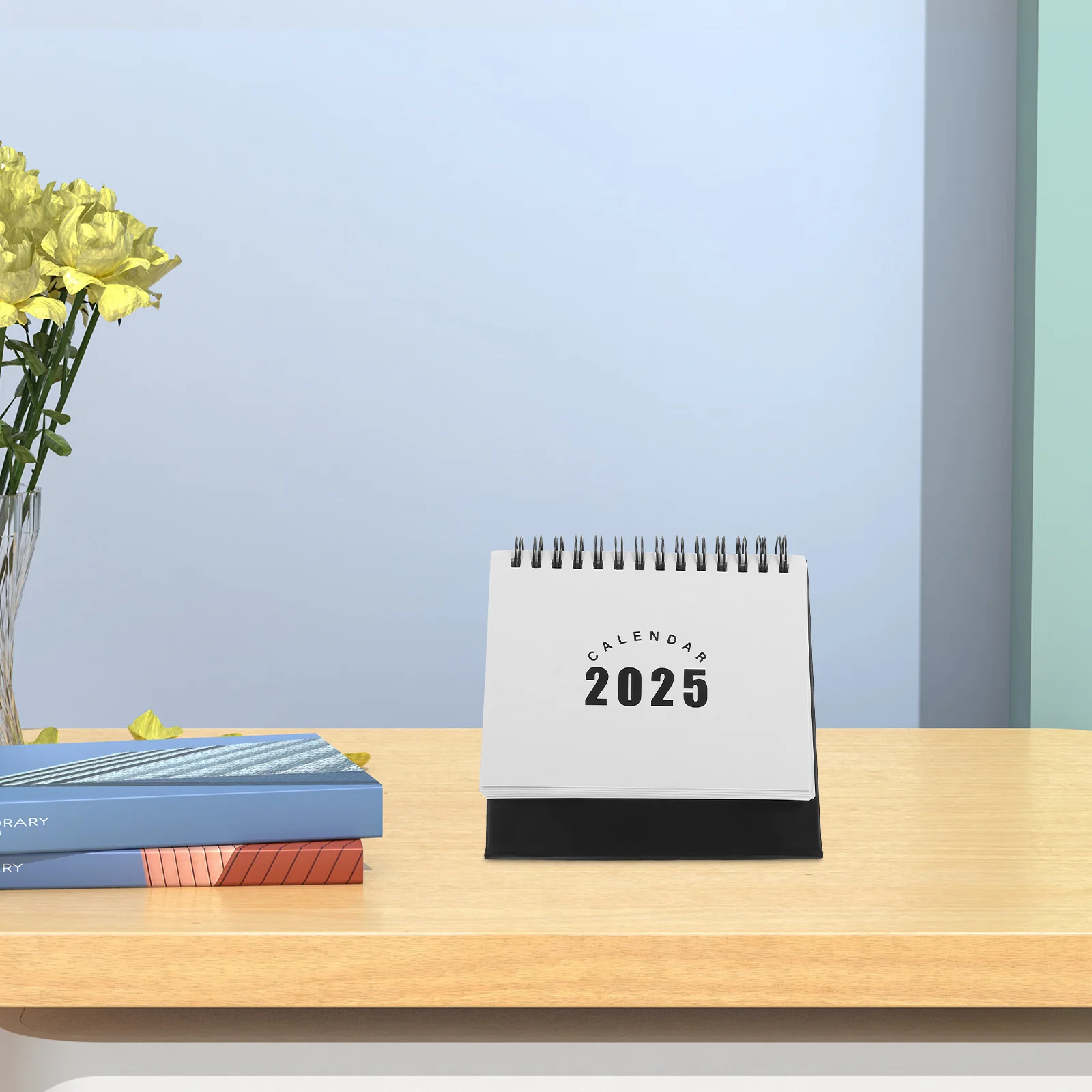 

Sleek Desk Calendar 2025 Standing Mini Calendar Modern Small Desk Stand Organizer Lunar Year Of The Snake Planner Office Decor