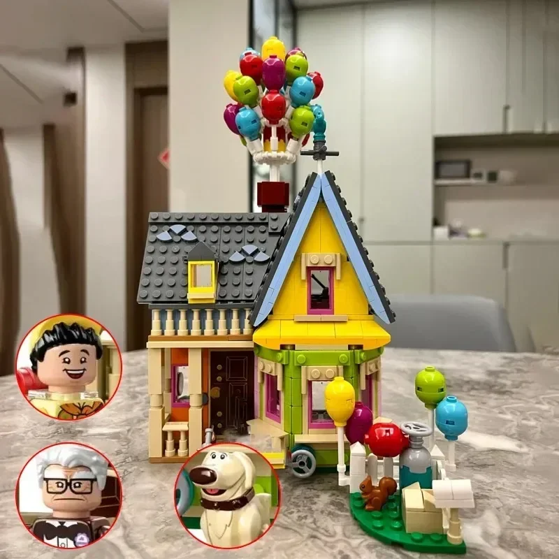 HOUSE T Figures MOC Building Blocks Set (Compatible 43217) - Creative Construction Bricks Toy, DIY Birthday Christmas Gift for K