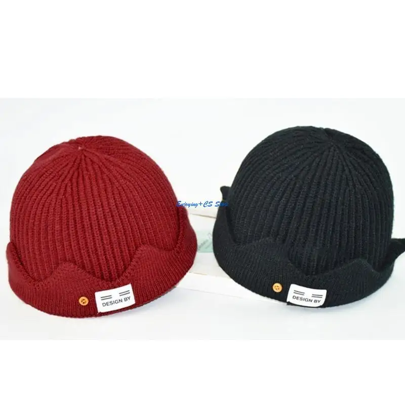 

Y51D Warm Knitted Winter Cycling Windproof Thicken Hat Motorcycle for Night Running Fishing Outdoor Sports Travel