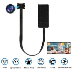 4K HD WiFi Mini Camera Diy Night Vision Nanny Cam Wide Angle Motion Detection Home Security Camcorder Remote View with Battery