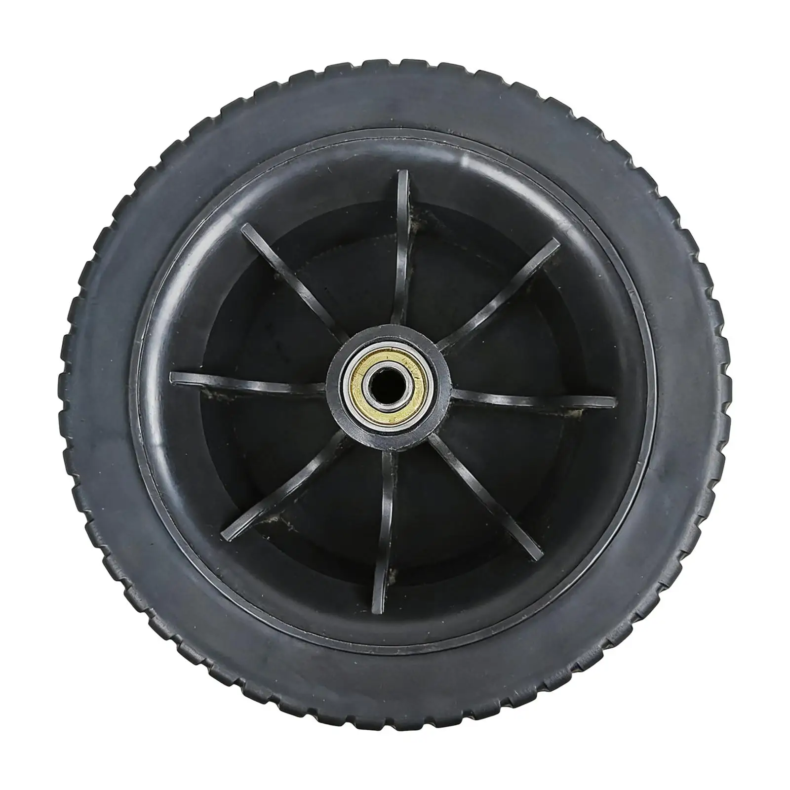 Replacement Caster Wheel for Outdoor Utility Wagon 6.57inch Heavy Duty PVC for Camping Hand Trucks