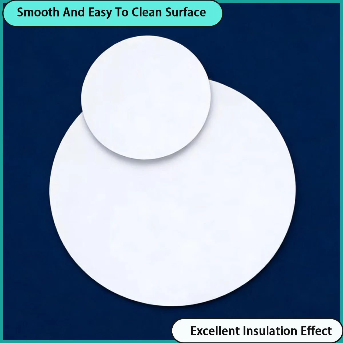 Alumina ceramic circular plate with a diameter of 6-100mm is used for electronic appliances, mechanical equipment, etc