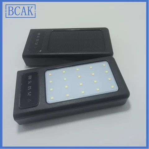 500000 MAH Solar Power Bank, удобный ультратонкий встроенный кабель, мобильный блок питания для кемпинга на открытом воздухе BCAK 200000 мАч 300000 мАч