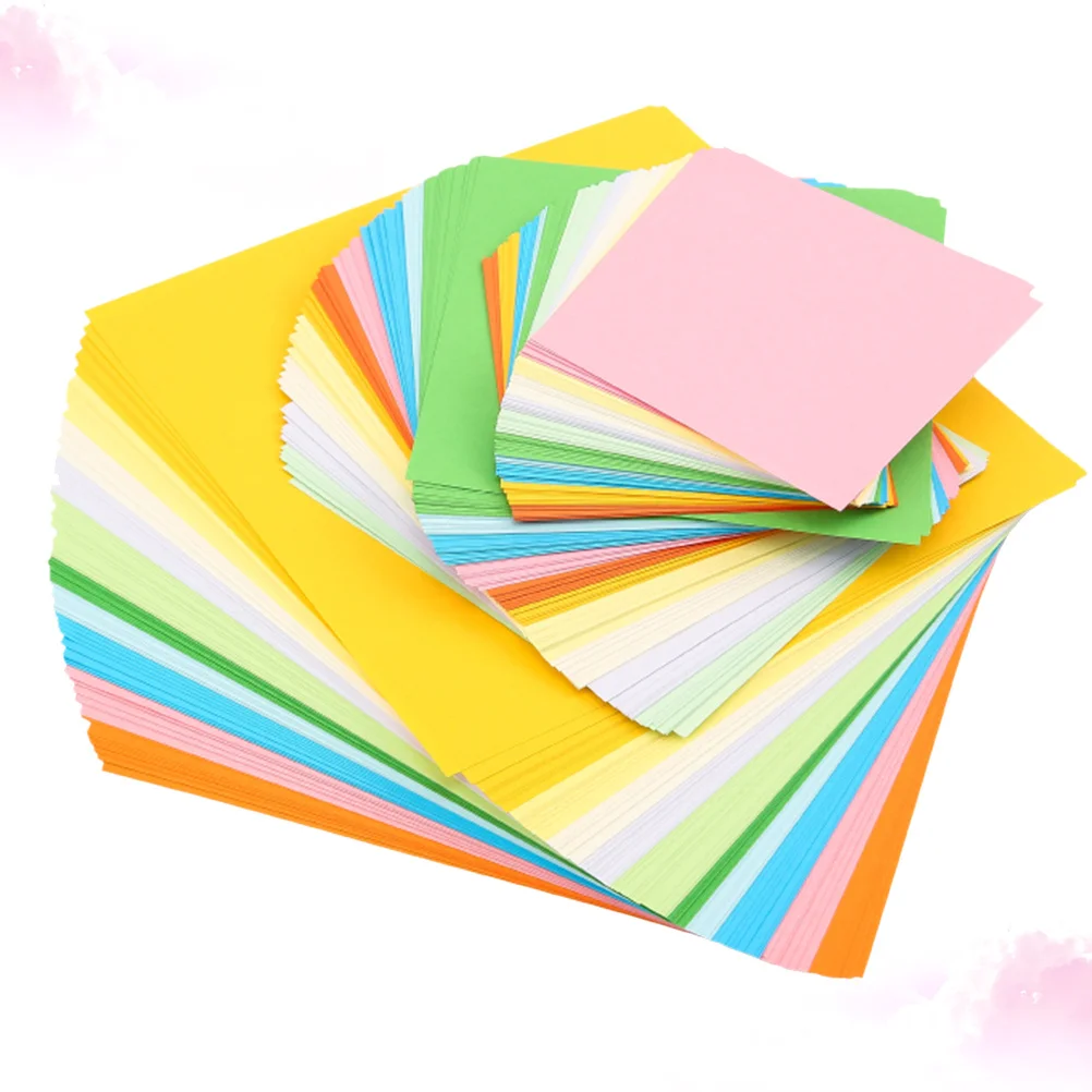 

200pcs Origami Paper Colorful Foldable Sheets For Diy Crafts Art Projects Kids Manual Training Parent-Child Activities