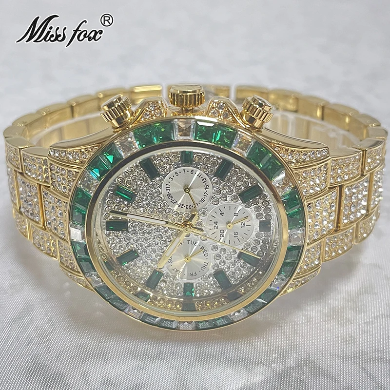 Miss Fox Silver Snake Wrap Watch Green Dial Crystal Bezel KLSKLYL New in Box New Model Snake Shape Design Lady Diamond Steel Unique Gold  main image 3