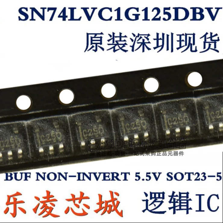 TI SN74LVC1G125DBVR SN74LVC1G125DBV SN74LVC1G125DBVT    10PCS