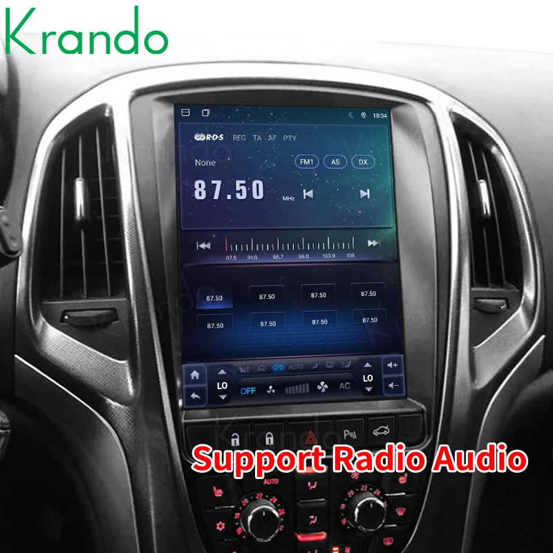 Krando 9.7 ''Telsa شاشة راديو السيارة DVD لأوبل أسترا J 2009-2015 بويك اكسل GT XT 2009-2015 واي فاي الملاحة نظام تحديد المواقع ستيريو