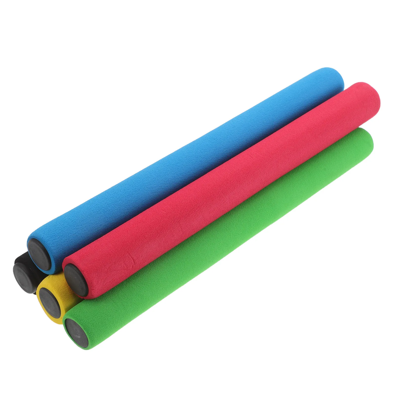 5Pcs Lightweight Relay Baton Sponge Foam Construction Anti-Slip Surface for Kids Racing School Events Outdoor Sports Relay Race